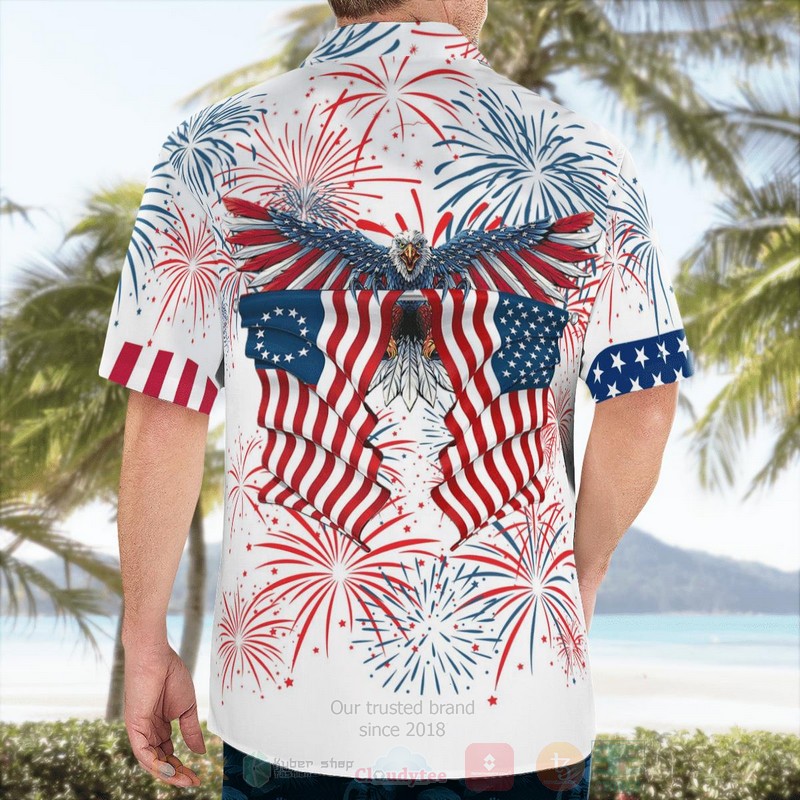 Eagle Flag Hawaiian Shirt 1 2 3