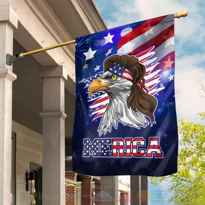 Eagle Merica Independence Day Flag 1