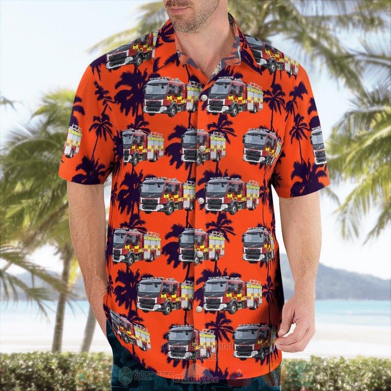 East Sussex Fire Rescue Service ESFRS Hawaiian Shirt 1 2