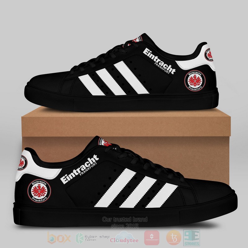 Eintracht Frankfurt Black Stan Smith Low Top Shoes 1