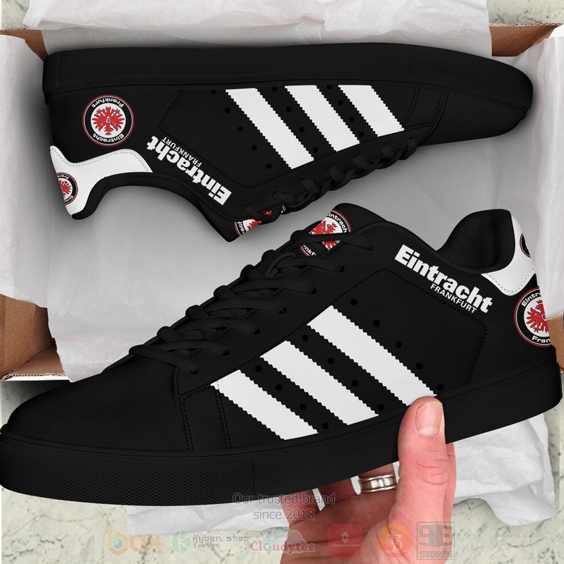 Eintracht Frankfurt Black Stan Smith Low Top Shoes 1 2 3