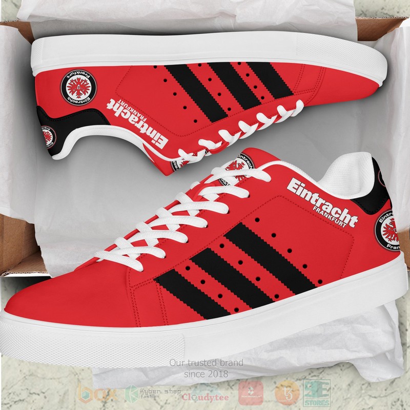Eintracht Frankfurt Red Stan Smith Low Top Shoes 1 2