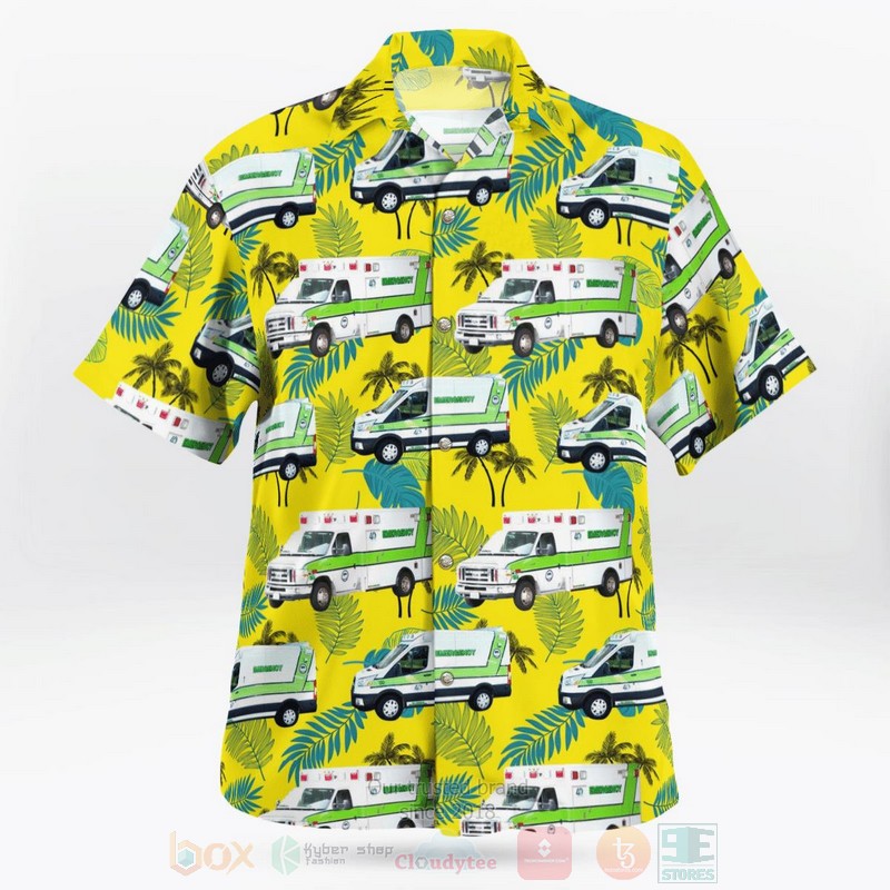 Emergency Ambulance Service Inc. Brea California Fleet Hawaiian Shirt 1