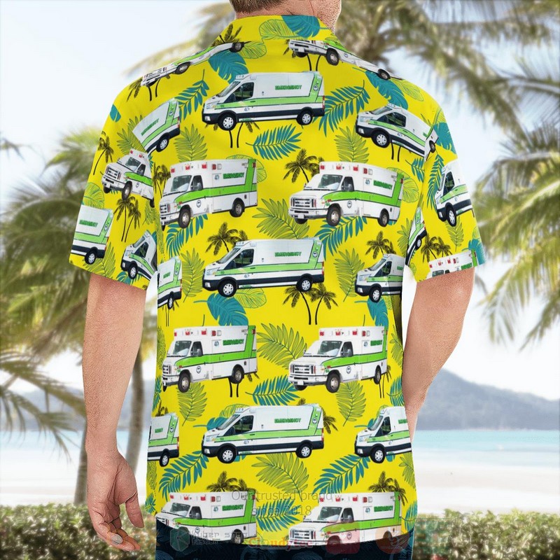 Emergency Ambulance Service Inc. Brea California Fleet Hawaiian Shirt 1 2 3