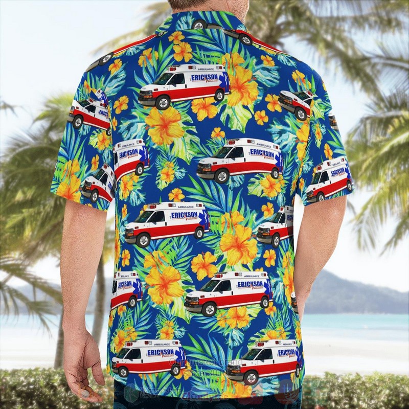 Erickson Ambulance Service Racine Wisconsin Hawaiian Shirt 1 2 3