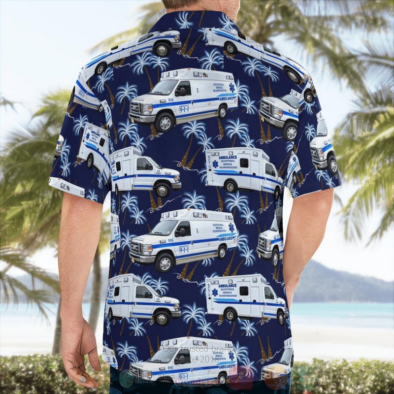 Exceptional Medical Transportation New Jersey Fleet Hawaiian Shirt 1 2 3