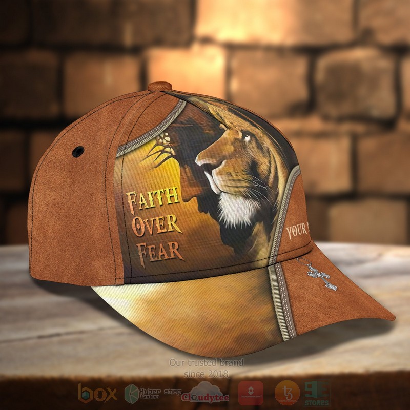 Faith Over Fear Custom Name Cap 1 2