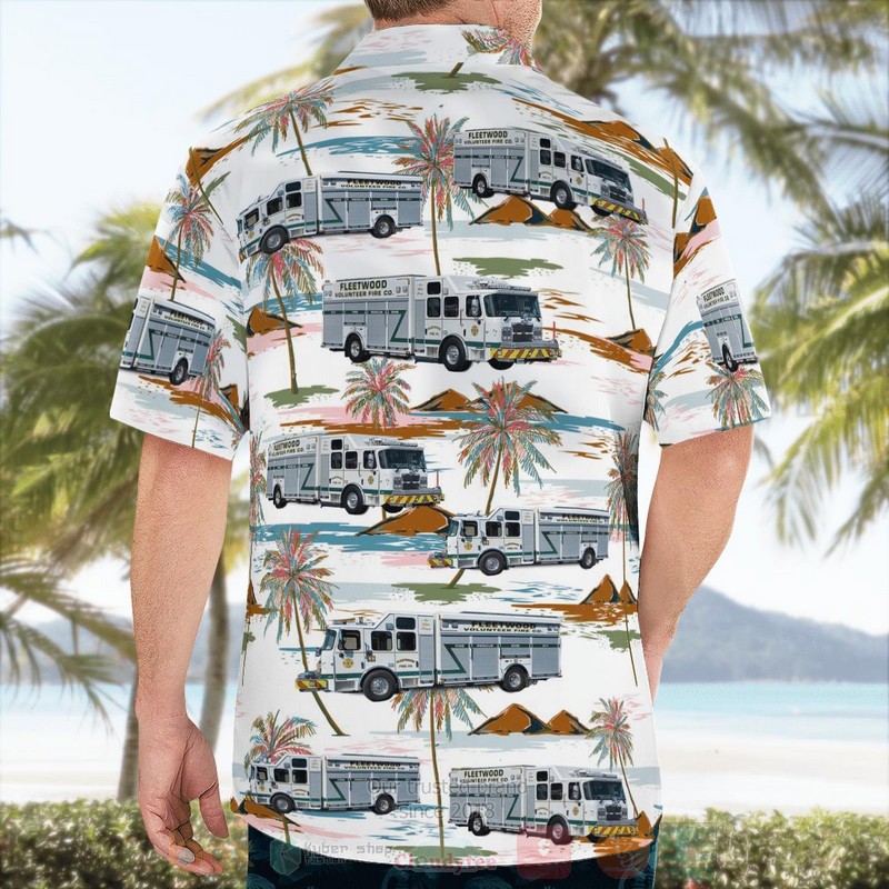Fleetwood Fire Company Hawaiian Shirt 1