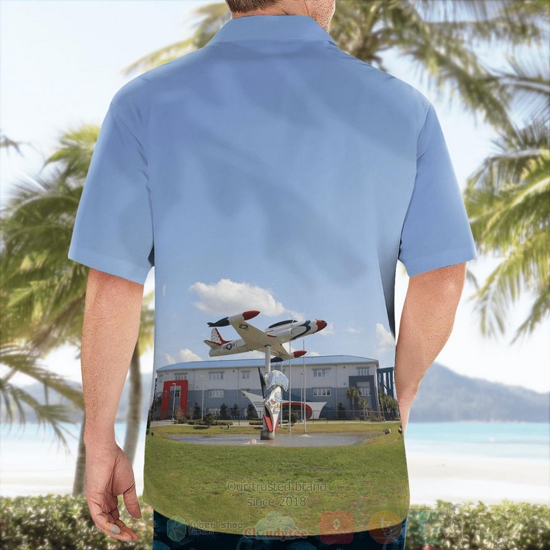 Florida Air Museum Lockheed T 33 Shooting Star Hawaiian Shirt 1 2 3