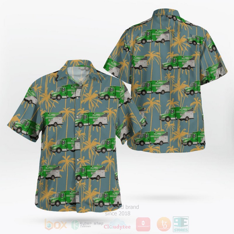 Floyd EMS Rome Georgia Hawaiian Shirt