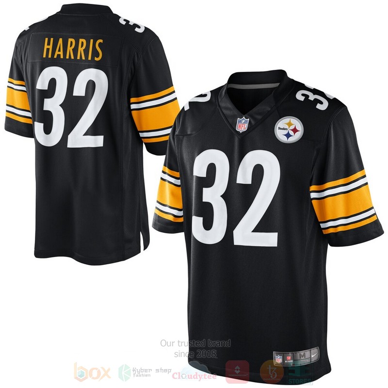 Franco Harris Black Pittsburgh Steelers Retired Football Jersey