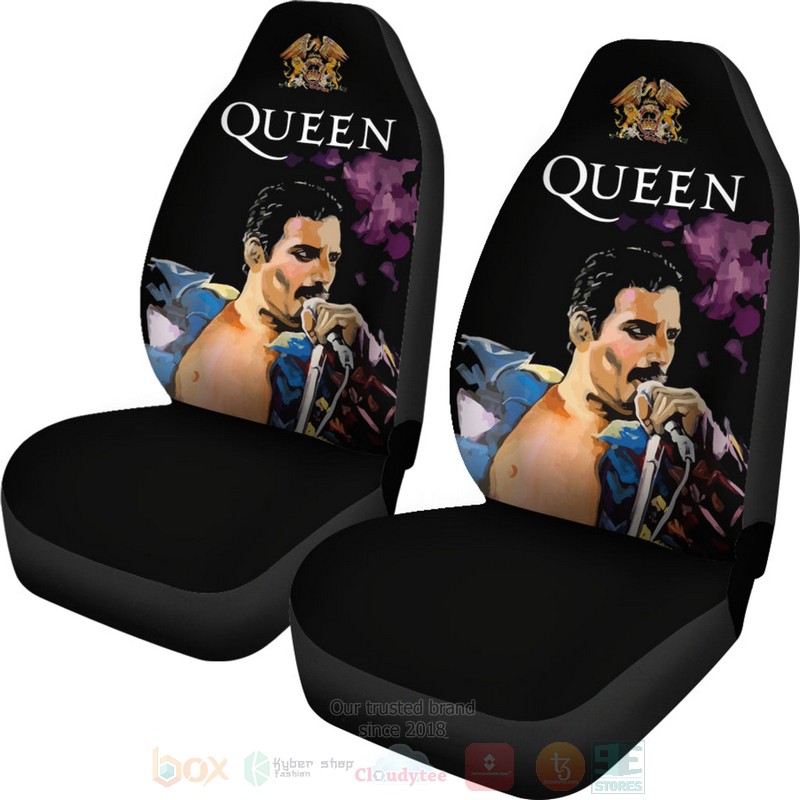 Freddie Mercury Queen Car Seat Cover 1