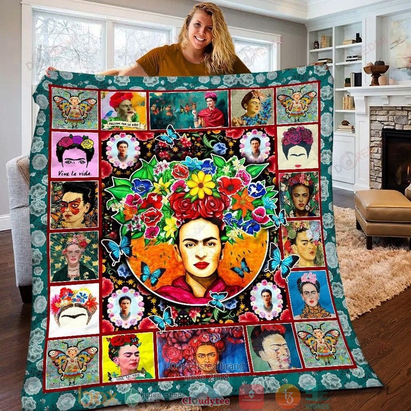 Frida Kahlo Famous Paintings Quilt
