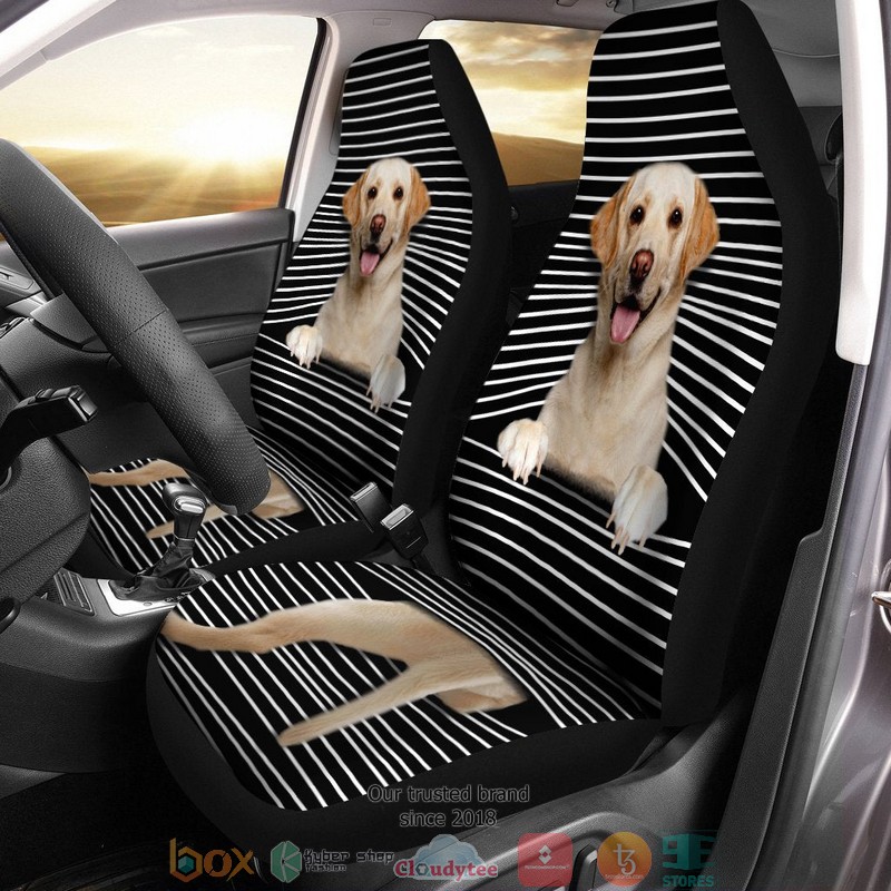 Funny Labrador Retriever Labrador Retriever Car Seat Covers 1