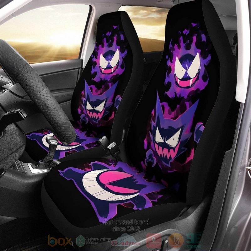 Gengar Pokemon Car Seat Cover