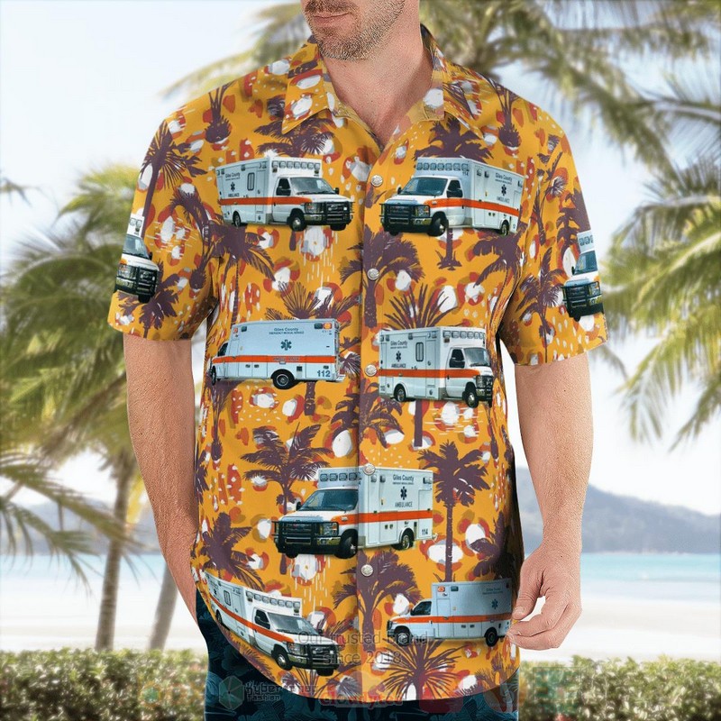 Giles County EMS Pulaski Tennessee Hawaiian Shirt 1 2