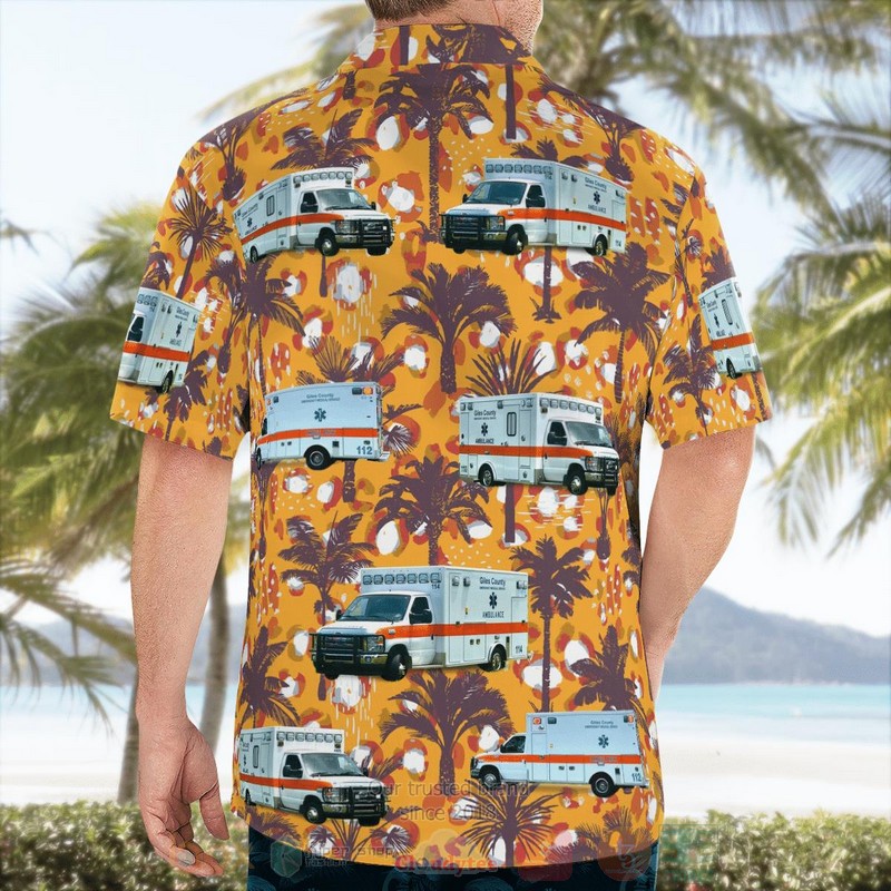 Giles County EMS Pulaski Tennessee Hawaiian Shirt 1 2 3