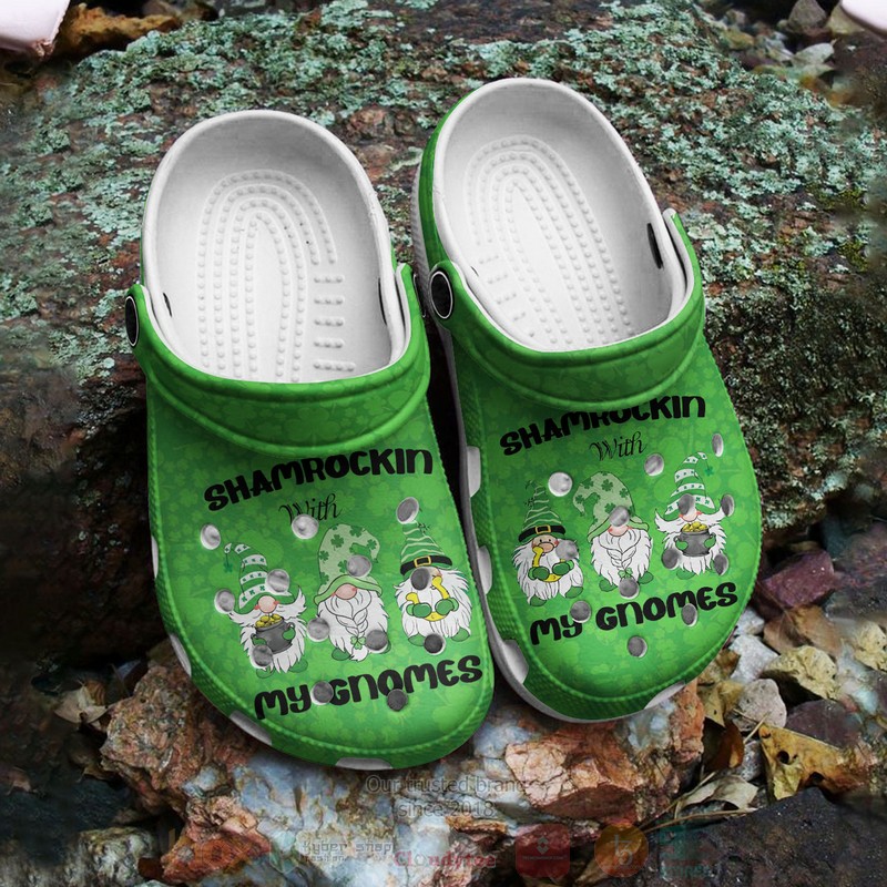 Gnome Patricks Day Crocband Crocs Clog Shoes 1