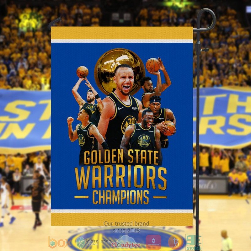 Golden State Warriors Champions Flag