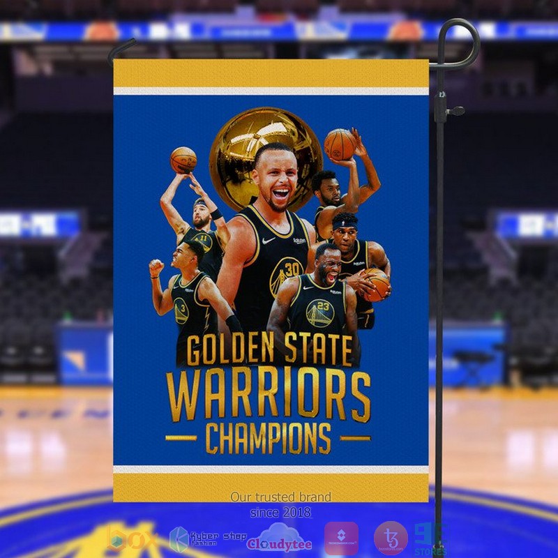 Golden State Warriors Champions Flag 1