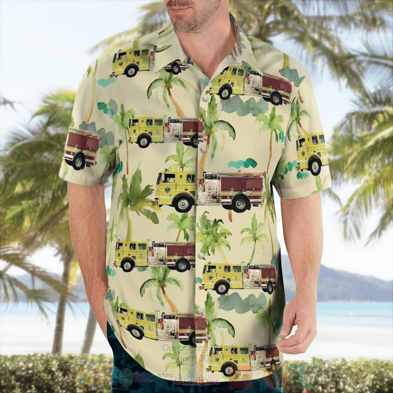 Greensburg Pennsylvania Greensburg Hose Company 1 Hawaiian Shirt 1 2