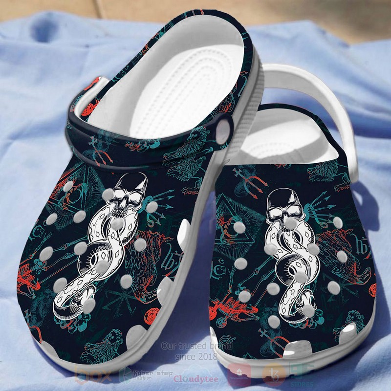 Harry Potter Dark Art Collage Crocband Crocs Clog Shoes 1