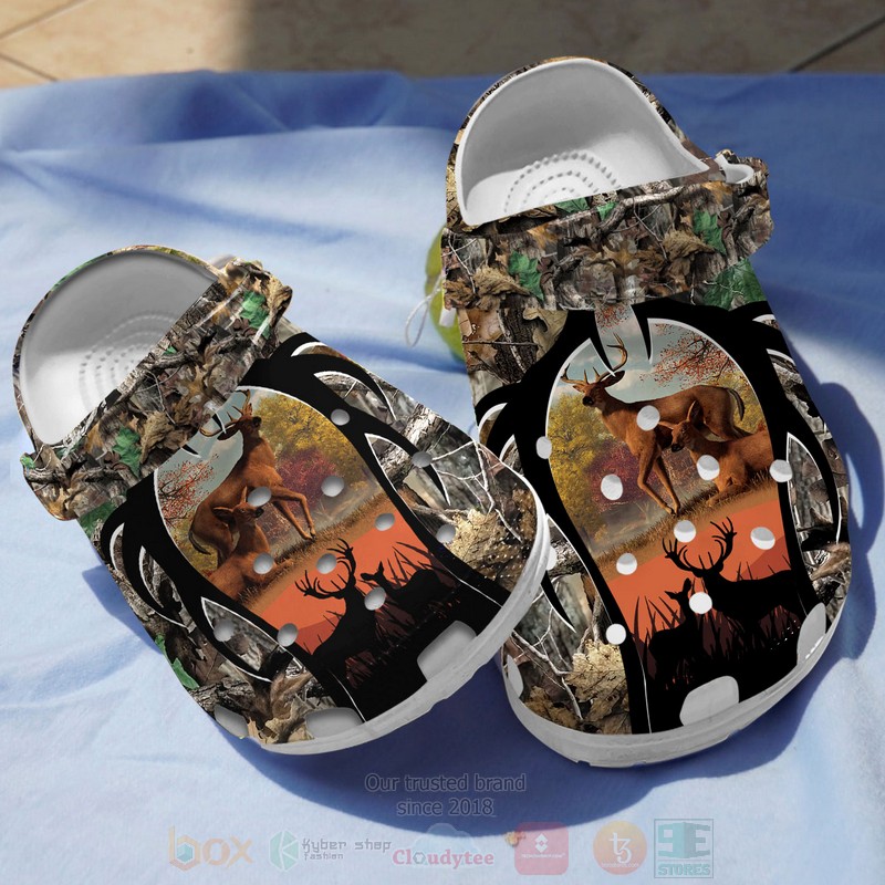 Hippie Flower Crocband Crocs Clog Shoes