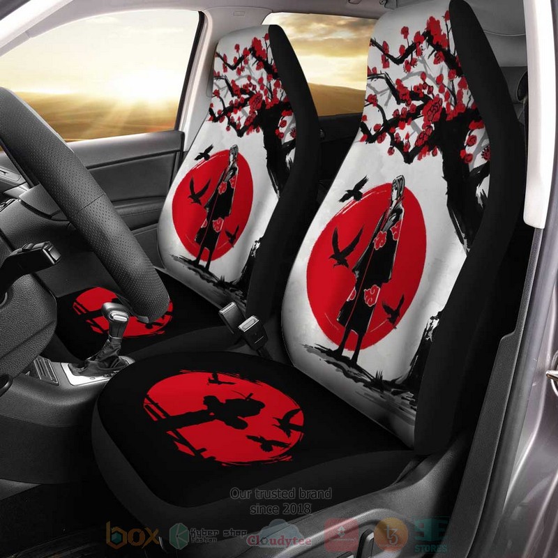Itachi Akatsuki Japan Style Naruto Anime Car Seat Cover