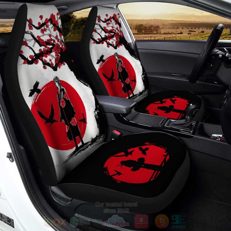 Itachi Akatsuki Japan Style Naruto Anime Car Seat Cover 1