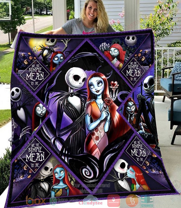 Jack Skellington and Sally Quilt