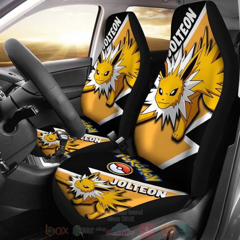 Jolteon Anime Pokemon Car Seat Cover