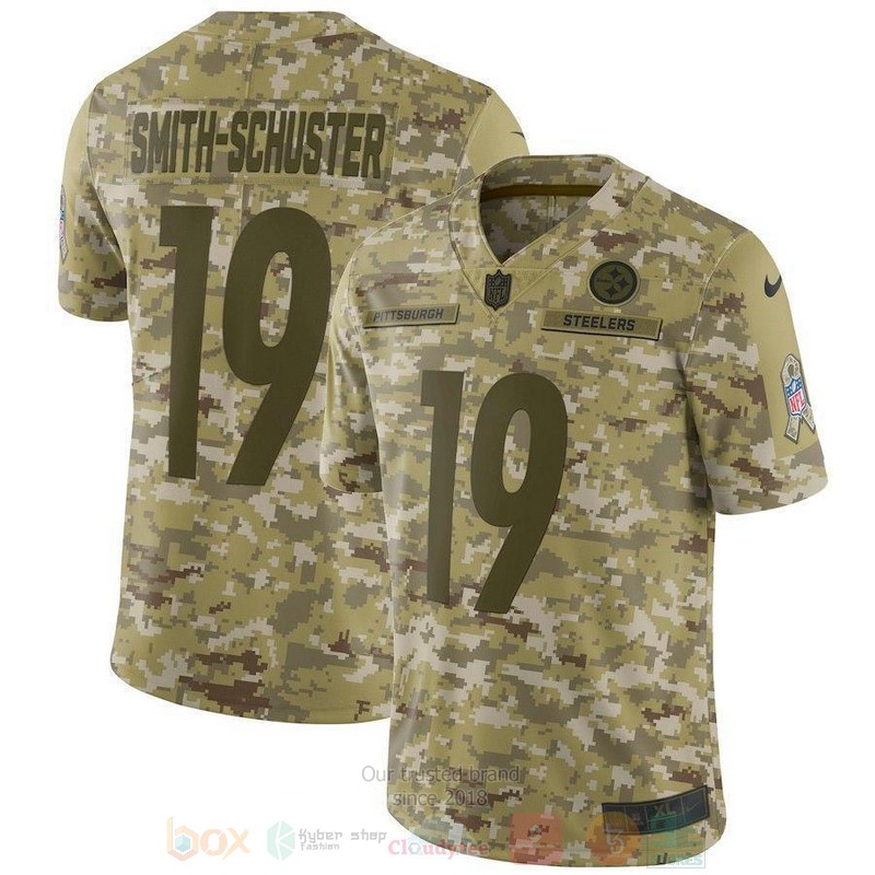 JuJu Smith Schuster Pittsburgh Steelers Camo Football Jersey