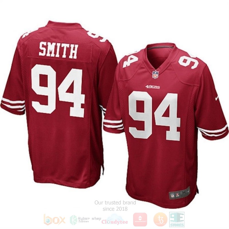 Justin Smith San Francisco 49ers Football Jersey