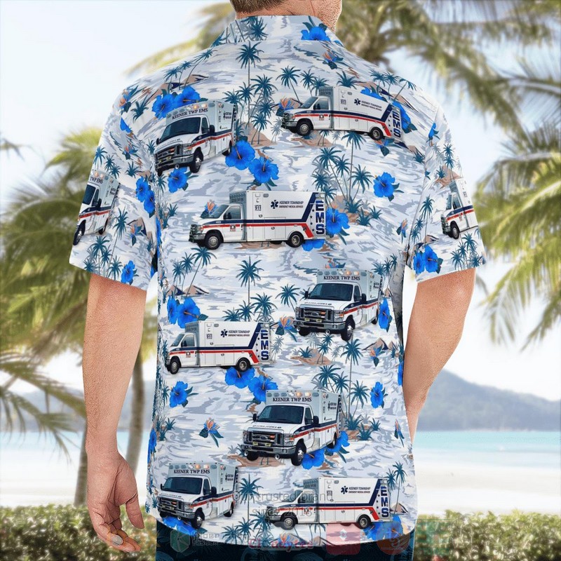 Keener Township EMS Hawaiian Shirt 1