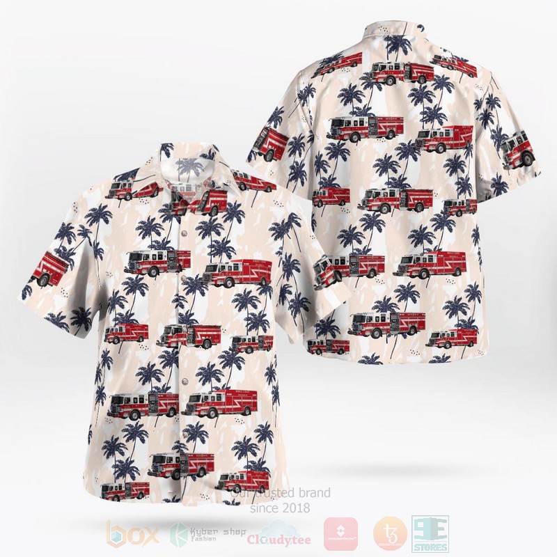 King George County Virginia King George County Department of Fire Rescue and Emergency Services Hawaiian Shirt