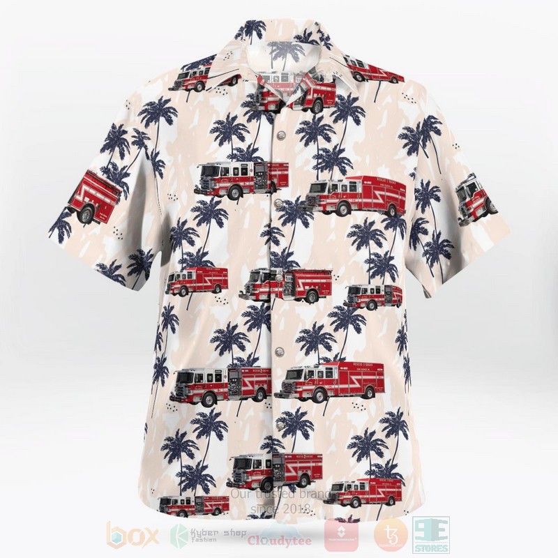 King George County Virginia King George County Department of Fire Rescue and Emergency Services Hawaiian Shirt 1
