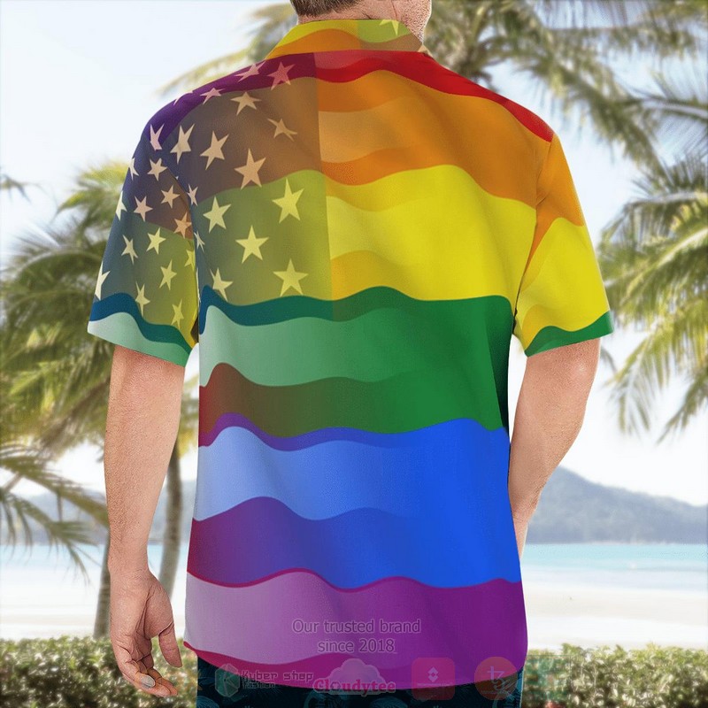 LGBT Love America Peace Hawaiian Shirt 1
