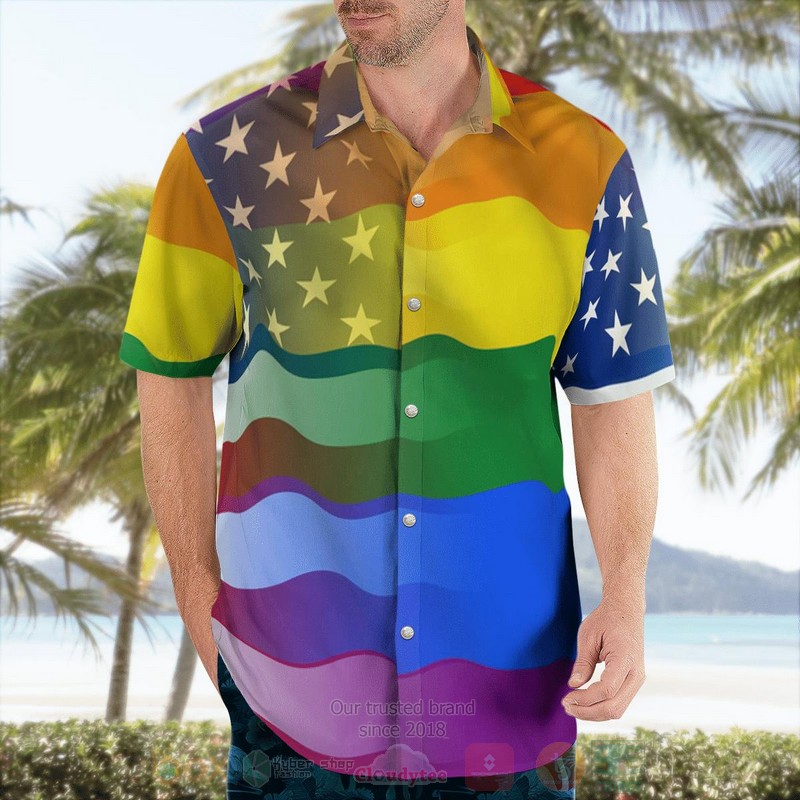 LGBT Love America Peace Hawaiian Shirt 1 2 3
