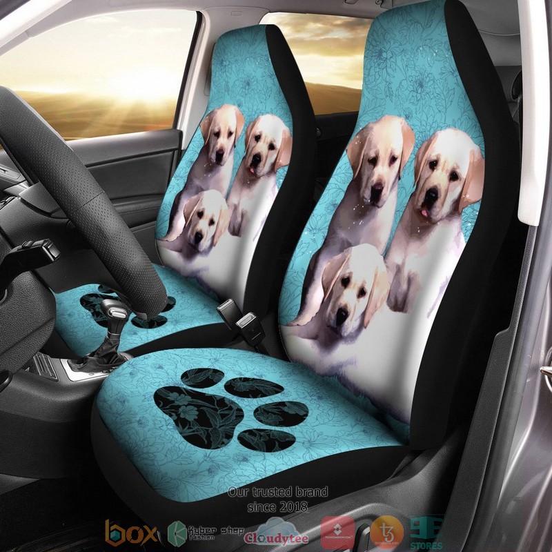 Labrador Retriever Puppies Dog Car Seat Covers