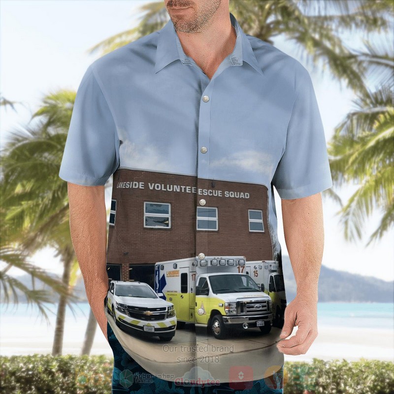 Lakeside Volunteer Rescue Squad Lakeside Virginia Hawaiian Shirt 1 2