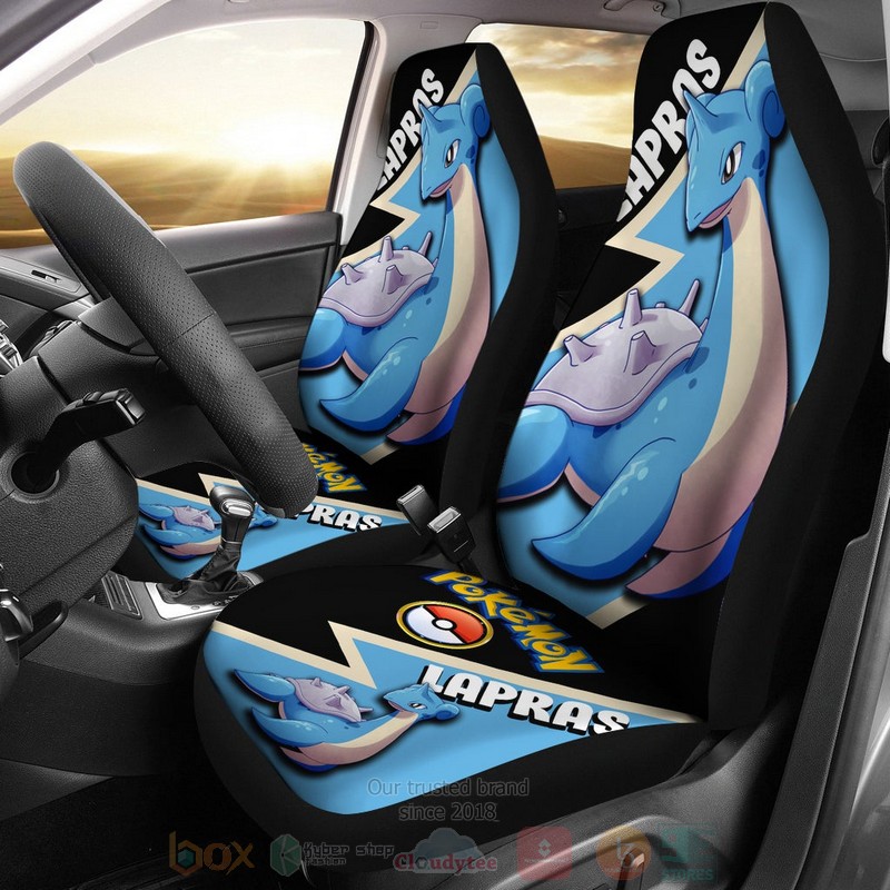Lapras Anime Pokemon Car Seat Cover
