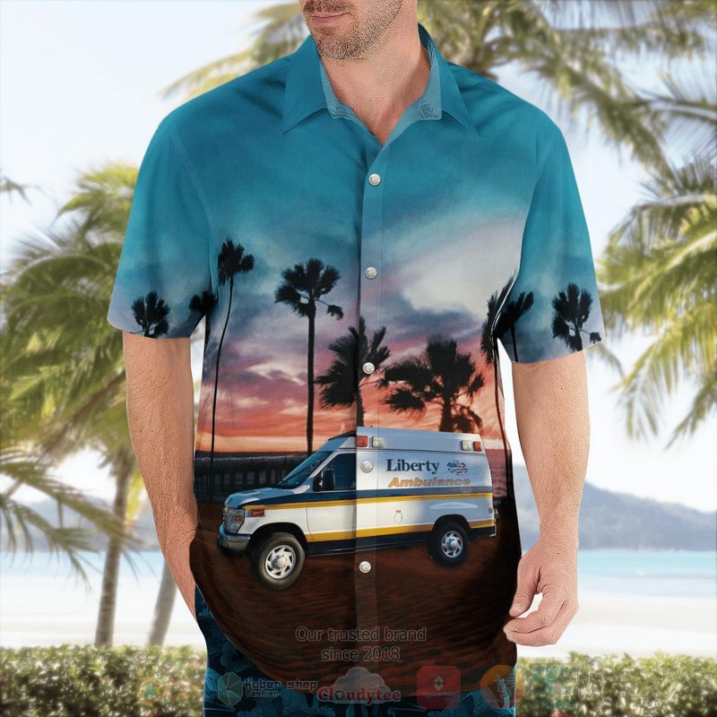 Liberty Ambulance Jacksonville Florida Hawaiian Shirt 1 2