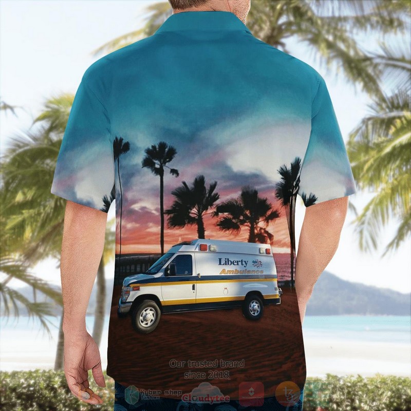 Liberty Ambulance Jacksonville Florida Hawaiian Shirt 1 2 3