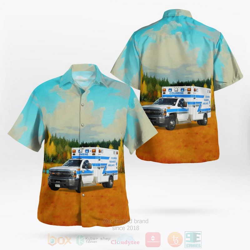 Littleton Colorado Columbine Paramedics Hawaiian Shirt