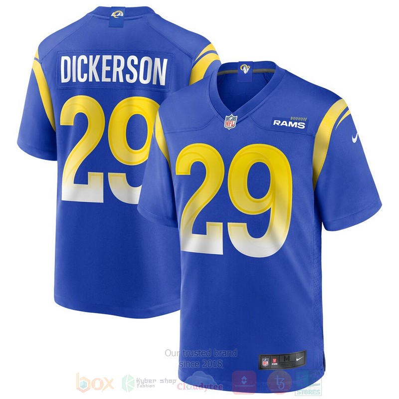 Los Angeles Rams Eric Dickerson Royal Football Jersey