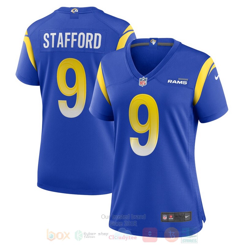 Los Angeles Rams Matthew Stafford Royal Football Jersey