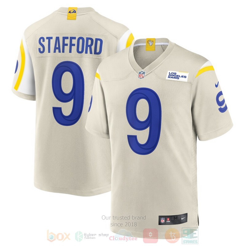 Los Angeles Rams NFL Matthew Stafford Bone Football Jersey