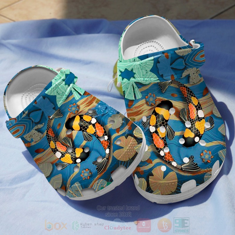 Love Koi Fish Crocband Crocs Clog Shoes