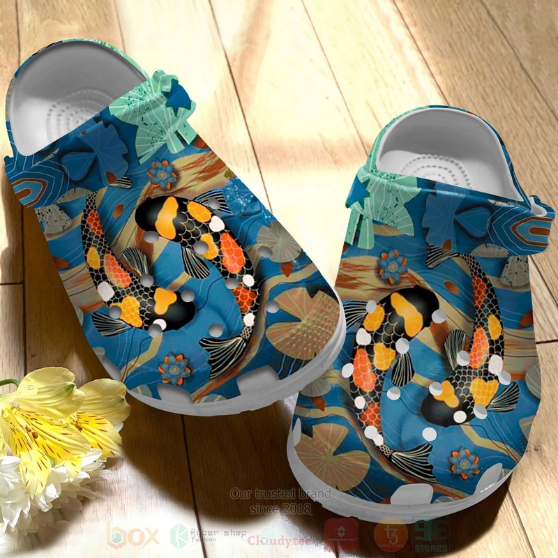 Love Koi Fish Crocband Crocs Clog Shoes 1