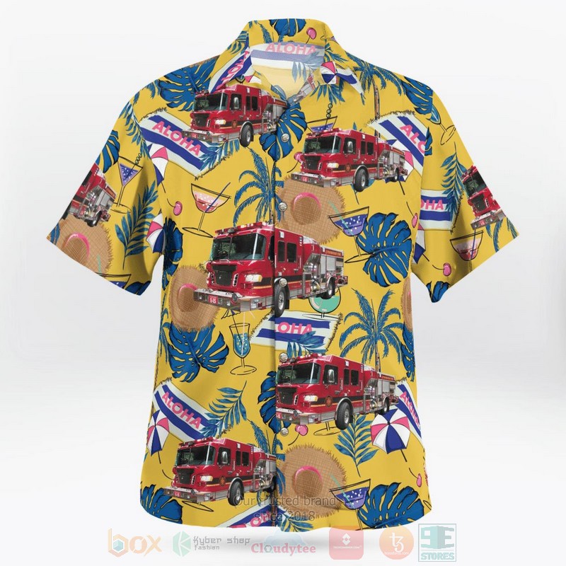 Lynnwood Fire Department Washington Hawaiian Shirt 1